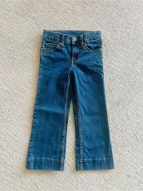 Wrangler Girl’s Wide Leg Trouser Jean- size 7 Slim